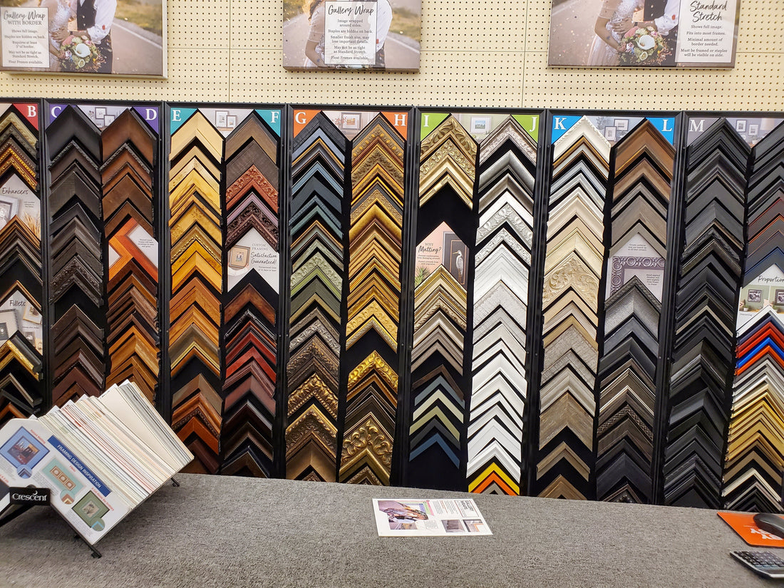Hobby Lobby custom framing department
